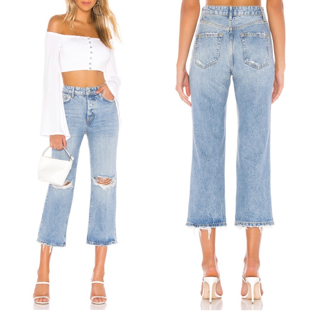 Free People Cropped Jeans